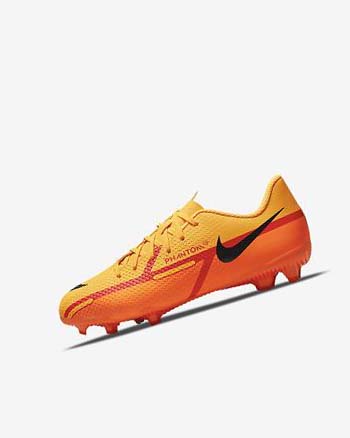 Orange / Orange / Light Red / Black Nike Jr. Phantom GT2 Academy MG Boys' Soccer Cleats | CA_5237