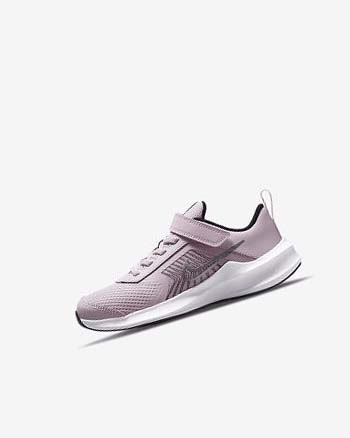 Pink / Black / White / Metal Silver Nike Downshifter 11 Girls' Shoes | CA_5172