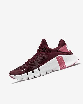 Pink / Black / White Nike Free Metcon 4 Women's Training Shoes | CA_3203