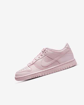 Pink / Pink / Pink Nike Dunk Low SE Girls' Sneakers | CA_5583