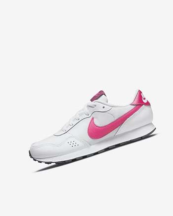 Platinum / Dark Grey / Pink Nike MD Valiant Girls' Shoes | CA_2710