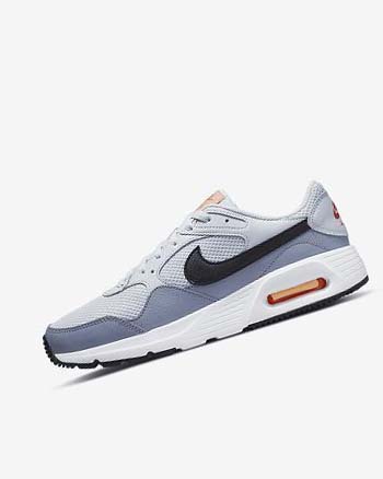 Platinum / White / Black Nike Air Max SC Men's Sneakers | CA_4872