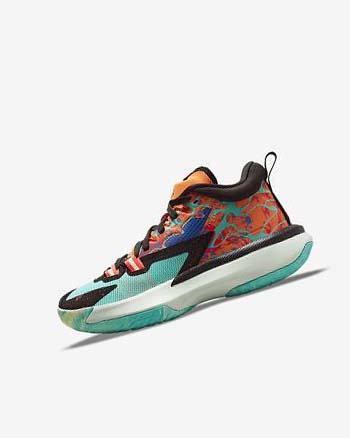 Purple / Black Nike Zion 1 Boys' Basketball Shoes | CA_5373