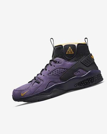 Purple / Blue / Black / Gold Nike ACG Air Mowabb Men's Sneakers | CA_5246