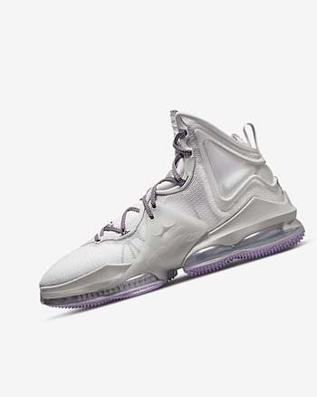 Purple Nike LeBron 19 Women's Basketball Shoes | CA_2958