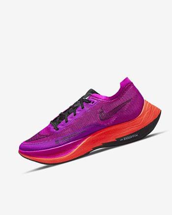 Purple / Red / Grey / Black Nike ZoomX Vaporfly Next% 2 Women's Running Shoes | CA_5365