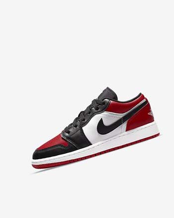 Red / Black / White Nike Air Jordan 1 Low Boys' Sneakers | CA_2931