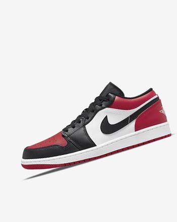 Red / Black / White Nike Air Jordan 1 Low Men's Sneakers | CA_4651