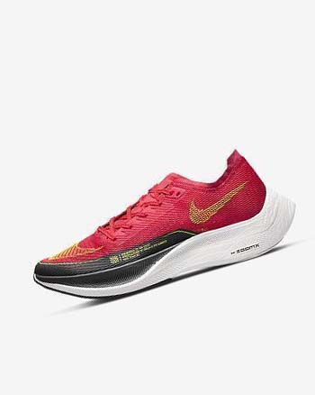 Red / Dark Grey / White Nike ZoomX Vaporfly Next% 2 Men's Running Shoes | CA_4952