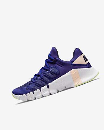 Red / Light Green / Blue Nike Free Metcon 4 Women's Training Shoes | CA_1180