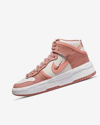 Red Nike Dunk High Up Women's Sneakers | CA_2219