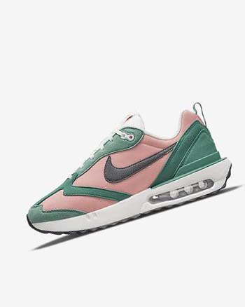 Red Pink / White / Grey Nike Air Max Dawn Women's Sneakers | CA_2758