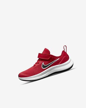 Red / Red / White / Black Nike Star Runner 3 Boys' Running Shoes | CA_2463