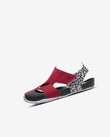 Red / White / Black Nike Jordan Flare Boys' Shoes | CA_4785