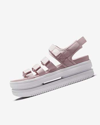 Rose / Pink / White Nike Icon Classic Women's Sandals | CA_5481