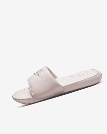 Rose / Rose / Metal Silver Nike Victori One Women's Slides | CA_2501