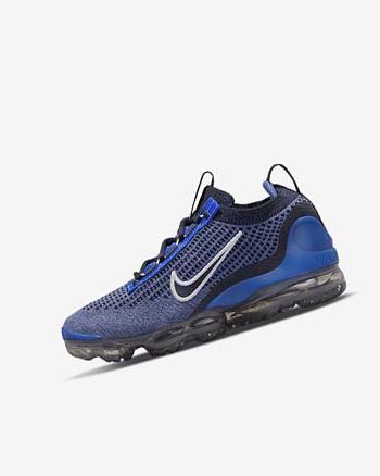 Royal / White / Dark Grey / Black Nike Air VaporMax 2021 FK Girls' Sneakers | CA_4644