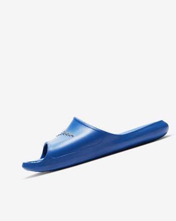 Royal / White Nike Victori One Men's Slides | CA_5198