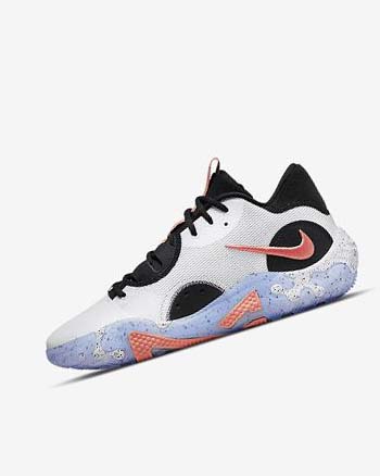 White / Black / Blue / Red Nike PG 6 Women's Basketball Shoes | CA_5087