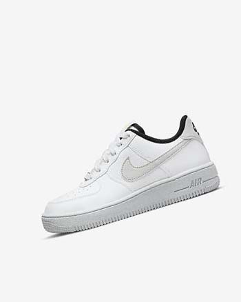 White / Black / Light Beige Nike Air Force 1 Crater Next Nature Boys' Sneakers | CA_4994