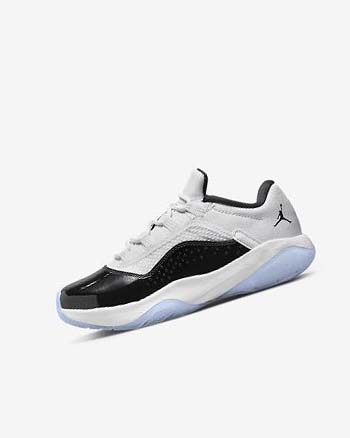 White / Black Nike Air Jordan 11 CMFT Low Boys' Basketball Shoes | CA_3081