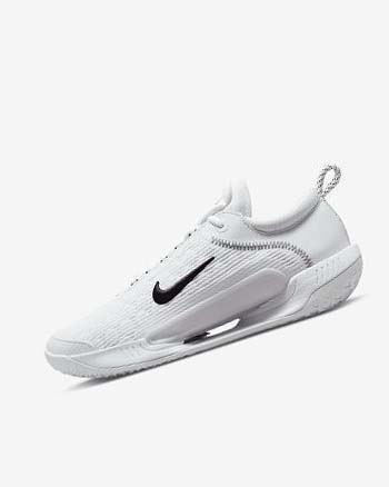 White / Black Nike Court Zoom NXT Men's Tennis Shoes | CA_3023