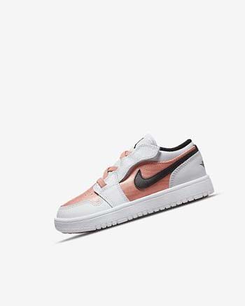 White / Black Nike Jordan 1 Low Alt Boys' Shoes | CA_2244