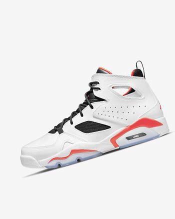 White / Black Nike Jordan Flight Club '91 Men's Basketball Shoes | CA_5607
