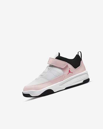 White / Black Nike Jordan Max Aura 3 Boys' Basketball Shoes | CA_5141