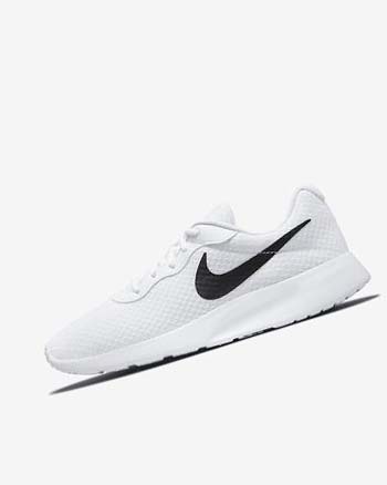 White / Black Nike Tanjun Men's Sneakers | CA_4545