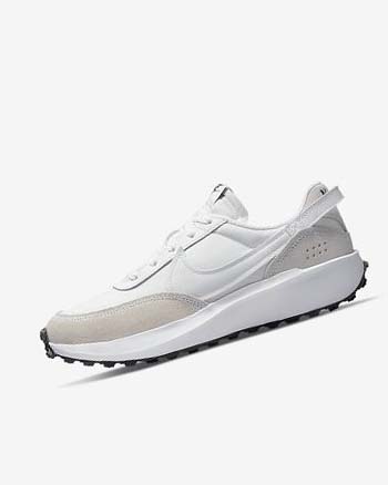 White / Black / Orange / White Nike Waffle Debut Women's Sneakers | CA_5369