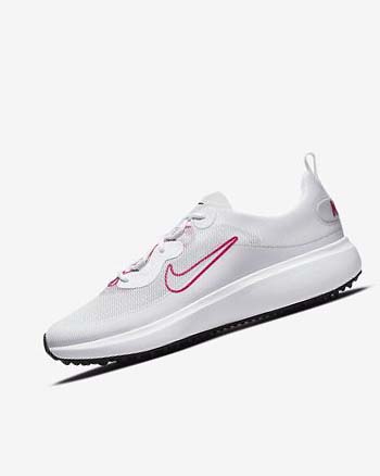 White / Black / Pink Nike Ace Summerlite Women's Golf Shoes | CA_2614