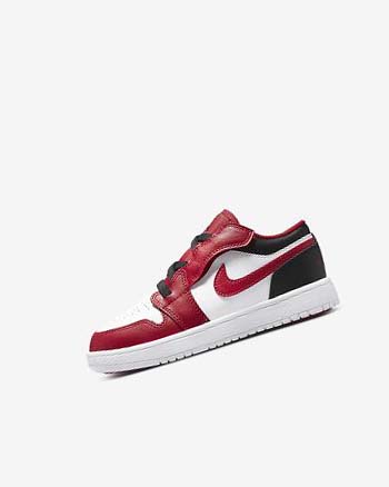 White / Black / Red Nike Jordan 1 Low Alt Boys' Shoes | CA_5472