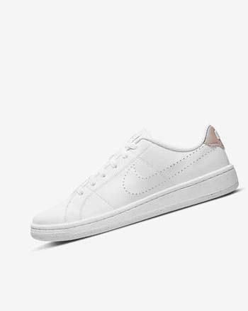 White / Black / Rose Nike Court Royale 2 Next Nature Women's Sneakers | CA_4812