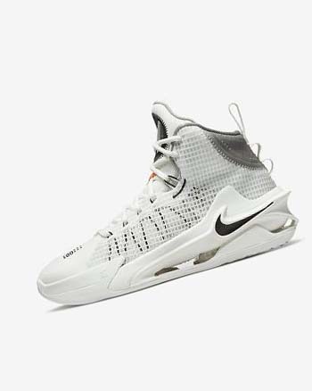 White / Black / White Nike Air Zoom G.T. Jump Men's Basketball Shoes | CA_5163