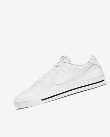 White / Black / White Nike Court Legacy Next Nature Women's Sneakers | CA_4943