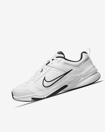 White / Black / White Nike Defy All Day Men's Training Shoes | CA_2281