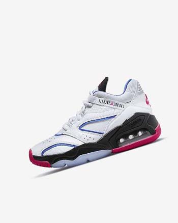 White / Blue / Black / Pink Nike Jordan Point Lane Boys' Basketball Shoes | CA_3162