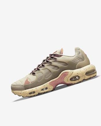 White / Deep Yellow Nike Air Max Terrascape Plus Men's Casual Shoes | CA_2691