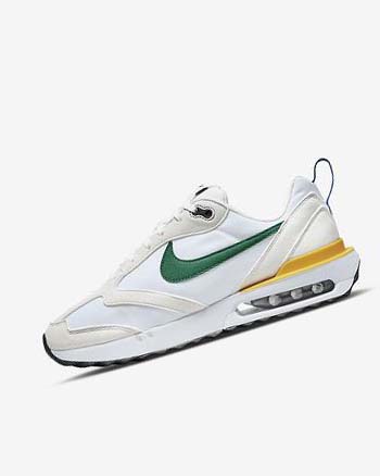 White / Gold Nike Air Max Dawn Men's Sneakers | CA_2769
