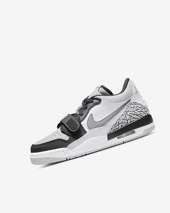 White / Grey / Black Nike Air Jordan Legacy 312 Low Boys' Basketball Shoes | CA_5070