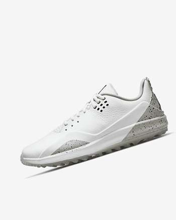 White / Grey / Black Nike Jordan ADG 3 Men's Golf Shoes | CA_4796