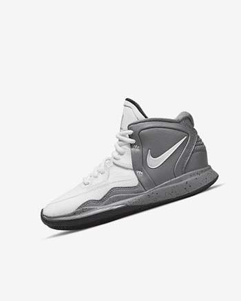 White / Grey / Black Nike Kyrie Infinity SE Boys' Basketball Shoes | CA_5577