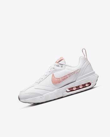 White / Grey / Light Nike Air Max Dawn SE Boys' Sneakers | CA_4585