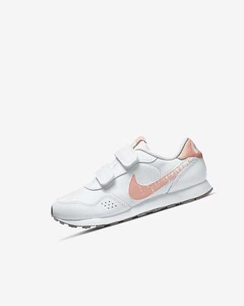 White / Grey / Light Nike MD Valiant SE Boys' Shoes | CA_2868