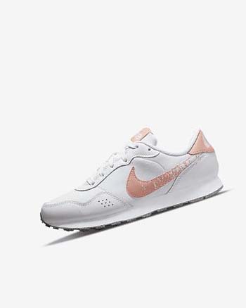 White / Grey / Light Nike MD Valiant SE Girls' Shoes | CA_5180