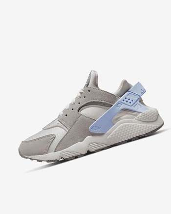 White / Grey Nike Air Huarache Women's Sneakers | CA_2698