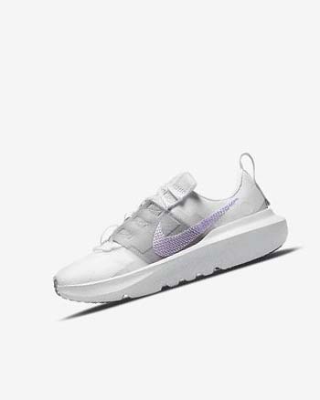 White / Grey / Pink / Purple Nike Crater Impact Boys' Sneakers | CA_2355