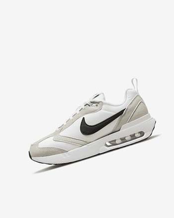 White / Light Beige / Black Nike Air Max Dawn Boys' Sneakers | CA_5497