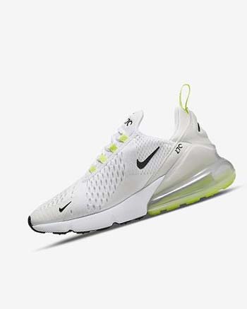 White / Light Beige / Green / Black Nike Air Max 270 Women's Casual Shoes | CA_2550